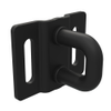 Rotary Push-to-Close Latch Striker, Micro Size, Steel, Zinc Nickel, Black - R4-90-0502-15 - Southco