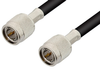 75 Ohm TNC Male to 75 Ohm TNC Male Cable 24 Inch Length Using 75 Ohm RG59 Coax, RoHS - PE35356LF-24 - Pasternack