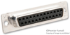 D Sub Connector, Standard, 25 Position, Receptacle; No. Of Contacts Amp - Te Connectivity - 30AC4945 - Newark, An Avnet Company