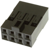 Wire-Board Connector Receptacle, 8 Position, 2.54Mm; Product Range Amphenol Communications Solutions - 80K4639 - Newark, An Avnet Company