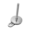 Metal Swivel Base Stud Mount Leveling Foot: Threaded Stud Mount, 1/2-13 Threads, 2.950 in Base Diameter -- SX-75 - Image