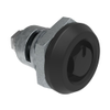Quarter-Turn Cam Latch, Bellcore 216, Spring-return Actuator, Sealed, Zinc Alloy, Powder Coat, Black - E5-6-135-TR0 - Southco