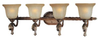 Bathroom Fixtures-Four Lights - 81360 - Light Center (The)