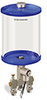 Blue Color Key, Clear View Multiple Feed Electro Lubricator, 1/2 gal Pyrex Reservoir, 2 Feeds, 1/8
