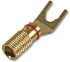 Gold Plated Spade Terminal - Red; Product Range Multicomp Pro - 26W6773 - Newark, An Avnet Company