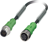 Sensor Cord, 5P, M12 Plug-M12 Rcpt, 1.5M; Connector To Connector Phoenix Contact - 71Y7319 - Newark, An Avnet Company