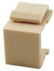 Blank Cavity Cover for Keystone Face Plate, Ivory - 43-239IV - Computer Network Accessories, Inc.