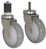 Stainless Steel Stem Caster - PolyU-PolyO Wheel - Model 3 - SS-3GP4X - Caster City, Inc.