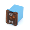 Littelfuse Low Profile Jcase Fuse, Cartridge Style, 20A, 58VDC, Blue, 0895020.Z - 46300 - Waytek, Inc.