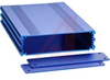 ALUM ENCLOSURE, 2 PLATES, 8 SCREWS, BLUE ANODIZED, 1.18 H X 4.27 W X 6.30 D - 70020250 - Allied Electronics, Inc.