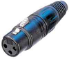 Neutrik NC4FX-BAG XLR Female 4-Pin Connector Black/Silver - NEUNC4FXBAG - HAVE, Inc.