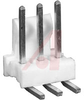 Header, Friction Lock; MTA-100; 3; 250 VAC; Polyester; Tin; Copper Alloy; Tin - 70083658 - Allied Electronics, Inc.