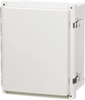 Enclosure, Hinged, Opaque, Screw Cover With SS Lockable Latch -- ARCA-JIC AR1084CHSSL - Image