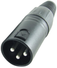 Connector, Xlr, Plug, 3Pos, Cable; No. Of Contacts Multicomp Pro - 69AC3179 - Newark, An Avnet Company