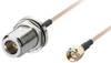 Cable Assy, N-Type Jack-Sma Plug, 1M Rohs Compliant Taoglas - 36AJ3185 - Newark, An Avnet Company