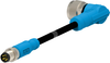 Sensor Cord, 3P M8 Plug-M12 Rcpt, 19.7; Connector Type A Te Connectivity - 95AC0365 - Newark, An Avnet Company