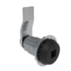 Vise Action® Compression Latch, Large Size, 8 mm Square Recess, Zinc Alloy, Powder Coat, Black, 27 mm  Grip - E3-2919-065 - Southco