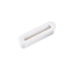 White Recessed Counterplate for GL5 and 1310GL Locks - GL-UU32-WT -- GL-UU32-WT - Image