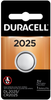 Battery, Lithium Manganese Dioxide, 3V, Cr2025; Battery Voltage Duracell - 65W8013 - Newark, An Avnet Company