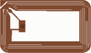 13.56 MHz. High Frequency (HF) Rectangle Paper RFID Tag - 113003 - GAO Tek, Inc.