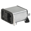 IEC Appliance Inlet C14 with Filter, Fuseholder 1- or 2-pole, Line Switch 2-pole, for PCB Mounting -- DD22 - Image