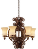 4447CC Mid. Chandeliers-Glass Up - 759932 - Capital Lighting, Inc.