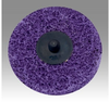 3M Scotch-Brite BF-DM Non-Woven Aluminum Oxide Quick Change Disc - Medium Grade - 2 in Diameter - 64213 -- 048011-64213 - Image