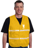 PIP 300-2510 Yellow 4XL/5XL Cotton/Polyester Solid High-Visibility & Reflective Vest - 4 Pockets - Fits 46 in Chest - 25.8 in Length - 616314-90646 - 616314-90646 - R. S. Hughes Company, Inc.