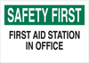 First Aid Sign - 22648 - Brady Corporation