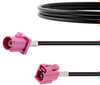 Violet FAKRA Plug to FAKRA Jack Cable 12 Inch Length Using RG174 Coax - FMCA1352H-12 - Fairview Microwave Inc.