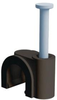 Cable Clamp, Nail-In, Polyethylene/black; Cable Clamp / Clip Type Essentra Components - 66AJ5224 - Newark, An Avnet Company