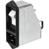 IEC Appliance Inlet C20 with Filter, Circuit Breaker TA45 (recessed) -- EF12 Power Entry Module C20 - Integrated EMC filter and TA45 Circuit Breaker - Image