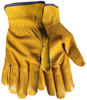 Red Steer 1561W Yellow Medium Grain Cowhide Leather Full Fingered Work & General Purpose Gloves - Keystone Thumb - Uncoated - 046065-99612 - 046065-99612 - R. S. Hughes Company, Inc.