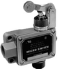 MICRO SWITCH BAF/DTF Series High Capacity Enclosed Switches, Top Roller Arm Actuator and Bottom Plunger, 1 NC 1 NO SPDT Maintained, Acutor Position - Left -- BAF1-3RN2X-LH - Image
