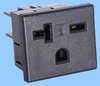 20A/250V North American Snap-In Receptacle - 88254100 - Interpower