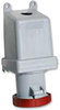 Conn, Mains Socket, 63A, 415V, Red; Current Rating Abb - 41X2862 - Newark, An Avnet Company