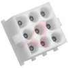 Connector, Soft Shell; Universal MATE-N-LOK; 9; Nylon; Natural; 19 A; 600 VAC - 70083588 - Allied Electronics, Inc.