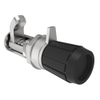 Compression Latch, Self-Adjusting, Small Size, No Restriction, Knob, 3.2-10.3mm Grip, Steel, Zinc Plated, Bright Chromate - 16-10-511-16 - Southco