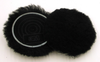3M Finesse-It Black Wool Pad Hook & Loop Attachment - 3 in Diameter - 85103 - 051144-85103 - R. S. Hughes Company, Inc.