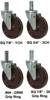 Stem Caster - High Temp Phenolic/Fiberglass - K3TP5X - Caster City, Inc.