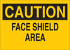 Brady B-401 Polystyrene Rectangle Yellow Personal Protection Equipment (PPE) Sign - 10 in Width x 7 in Height - TEXT: CAUTION - 22586 - 754476-22586 - R. S. Hughes Company, Inc.