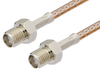 SMA Female to SMA Female Cable 12 Inch Length Using RG316 Coax - PE33047-12 - Pasternack