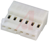 CONNECTOR, RECEPTACLE, MTA-100, 6 POSITION, CLOSED END, POLARIZED, WHITE - 70085219 - Allied Electronics, Inc.