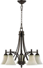 6477-5-86 Mid. Chandeliers-Glass Down - 435799 - Capital Lighting, Inc.