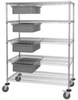 Wire Shelving - Carts - Bin Carts - WRC5-63-2460-93060 - Image
