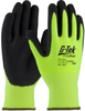 PIP G-Tek 16-343LG Hi-Vis Lime/Black Medium Glass/HPPE Cut-Resistant Gloves - ANSI 2, EN 388 5 Cut Resistance - Nitrile Palm & Fingers Coating - 9.1 in Length - 616314-16847 - 616314-16847 - R. S. Hughes Company, Inc.