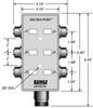 Dual Key Micro-Link Dist Box, 6 Outlet, 10M cable -- 3400046 - Image
