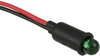 Panel Mount Indicator, Led, 6.35Mm, Green, 2.1V; Led Color Bivar - 06W0267 - Newark, An Avnet Company