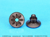 F Series Flat Vacuum Cup - A-3250036A - ANVER Corporation