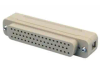 Subminiature D-type Connector, 50 Pins, In-Vacuum, Female Pins -- A2380-1-CN - Image